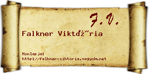 Falkner Viktória névjegykártya