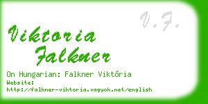 viktoria falkner business card
